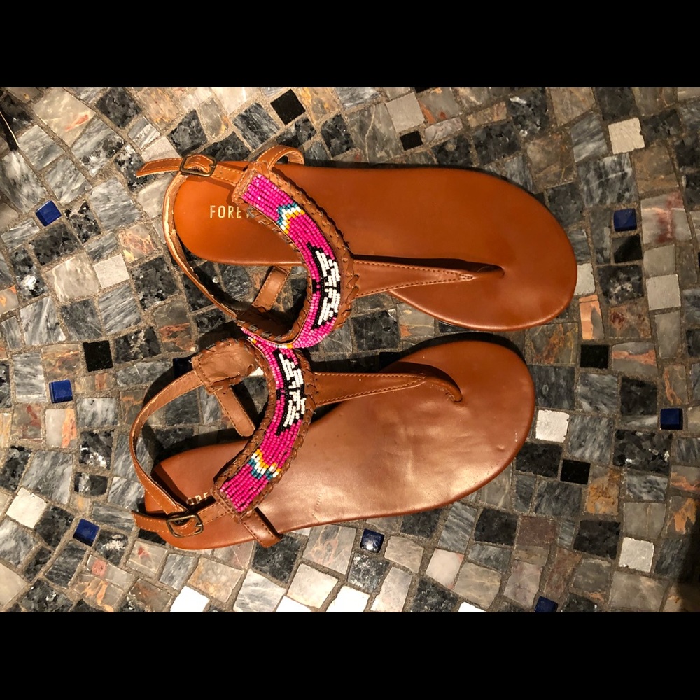 Native American beaded sandals